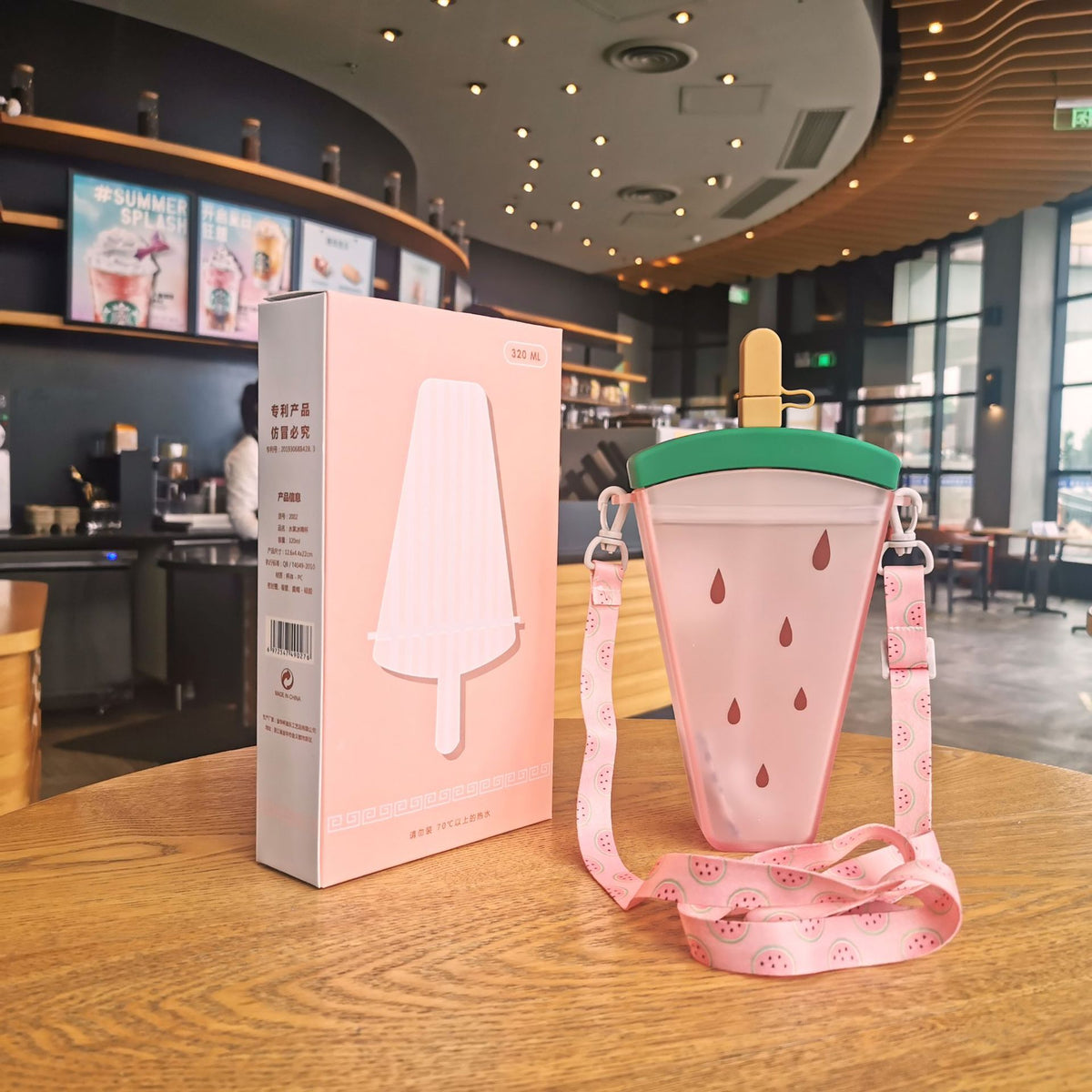 Ladies creative fruit water bottle LoungeYard — product view 2