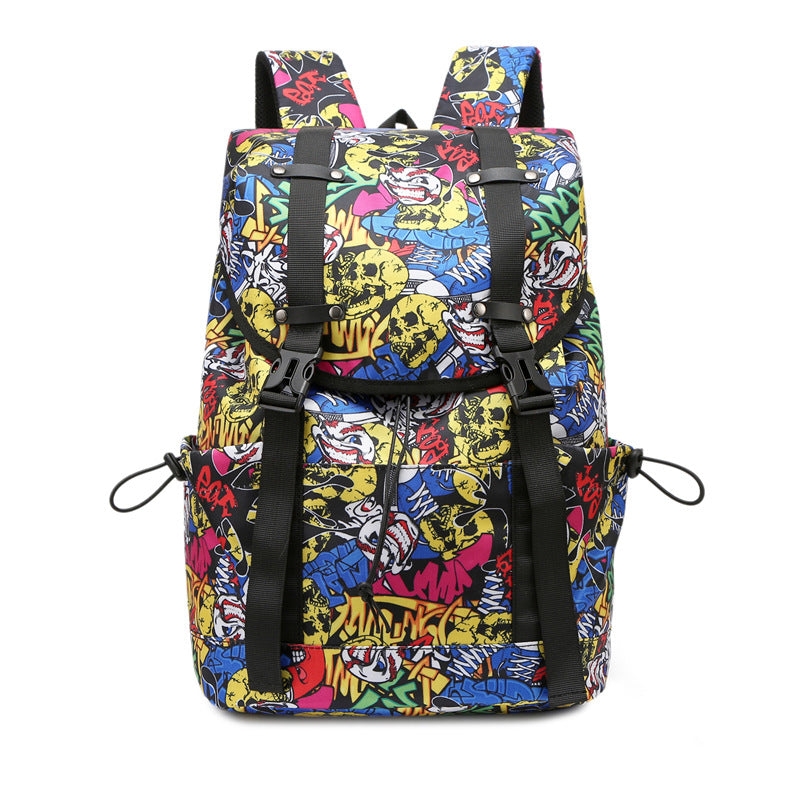 Floral Print Adventure Backpack LoungeYard — product view 6