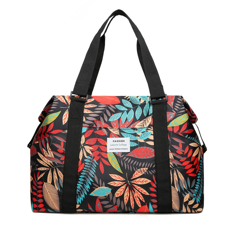 Fashionable Floral Print Weekender Bag LoungeYard — product view 6