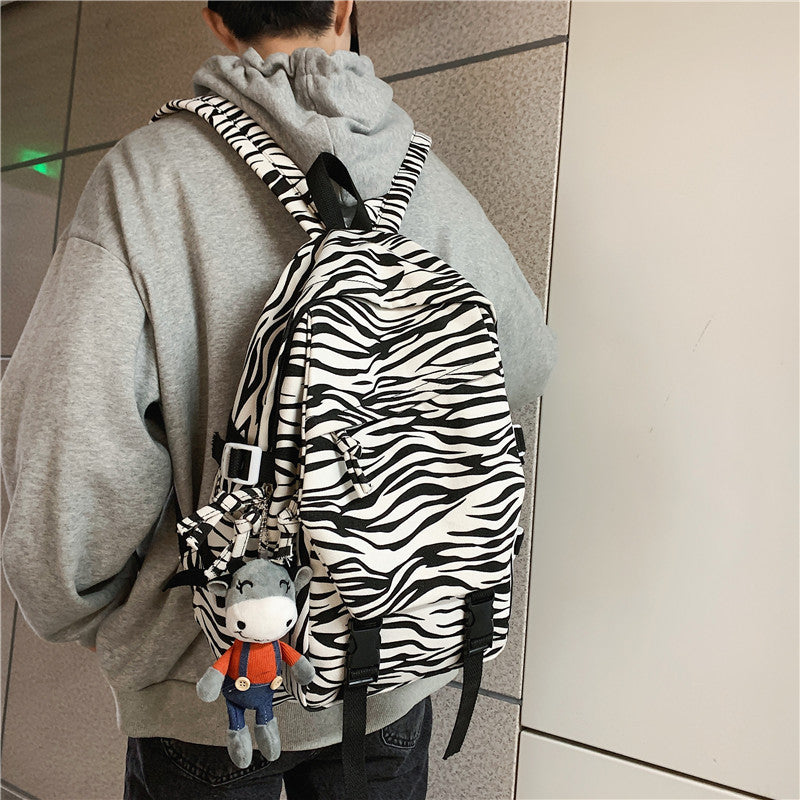 Fun Cow-Print Backpack LoungeYard — product view 3
