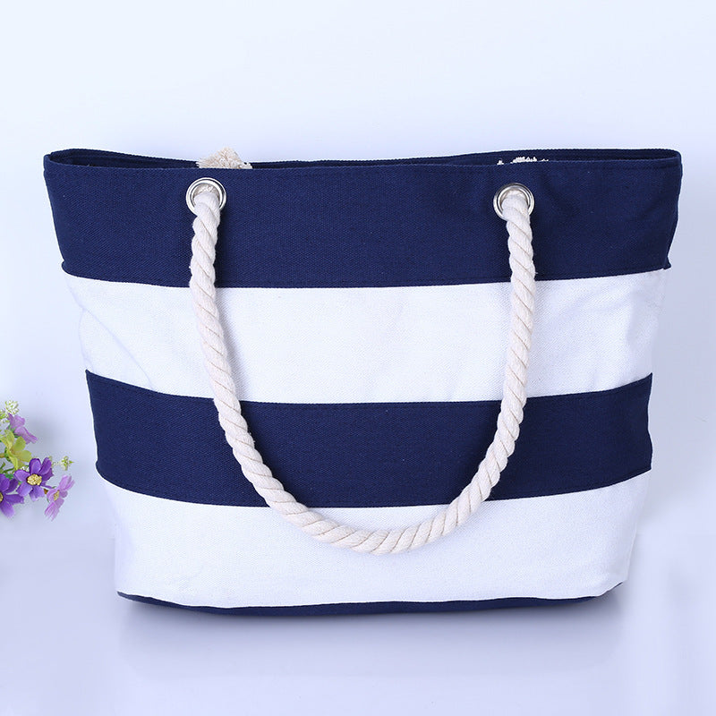 Large canvas beach bag LoungeYard — product view 1