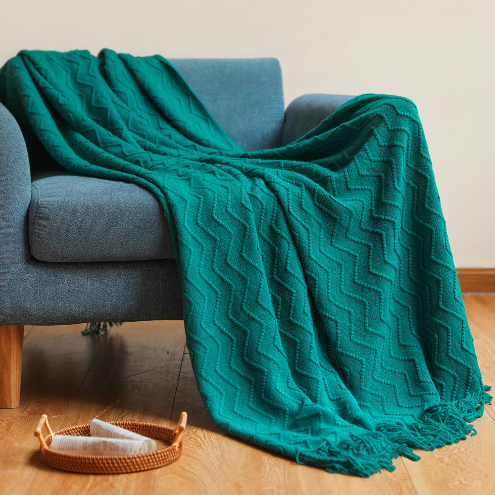 Cozy Textured Throw Blanket — product view 6