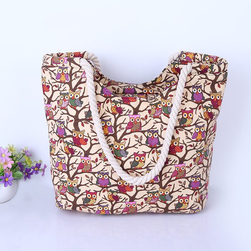 Cotton Beach Bag LoungeYard — product view 2