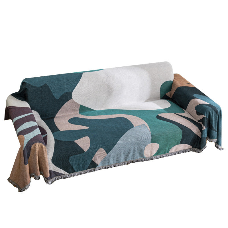 Cozy Abstract Patterned Throw Blanket — product view 1