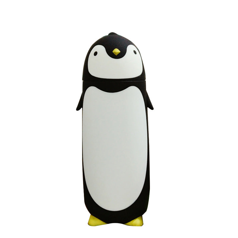 Ladies insulated drinking bottle in penguin design LoungeYard — product view 1