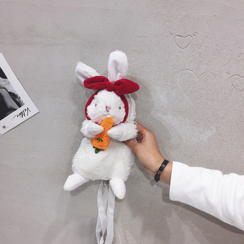 Plush Bunny-Themed Crossbody Bag — product view 1