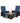 LOUNGE YARD indoor and outdoor wicker extra long lounge chair with cushion and fire table set