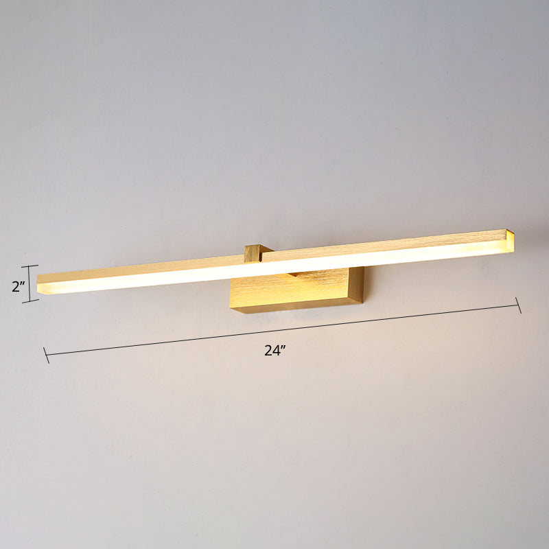 LoungeYard | Golden Bathroom Lamp LED Modern Design — product view 3
