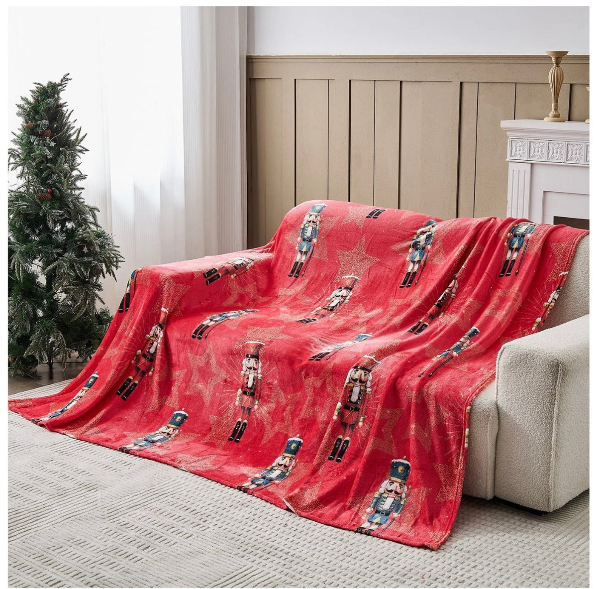 LoungeYard | Christmas Fleece Throw — product view 3