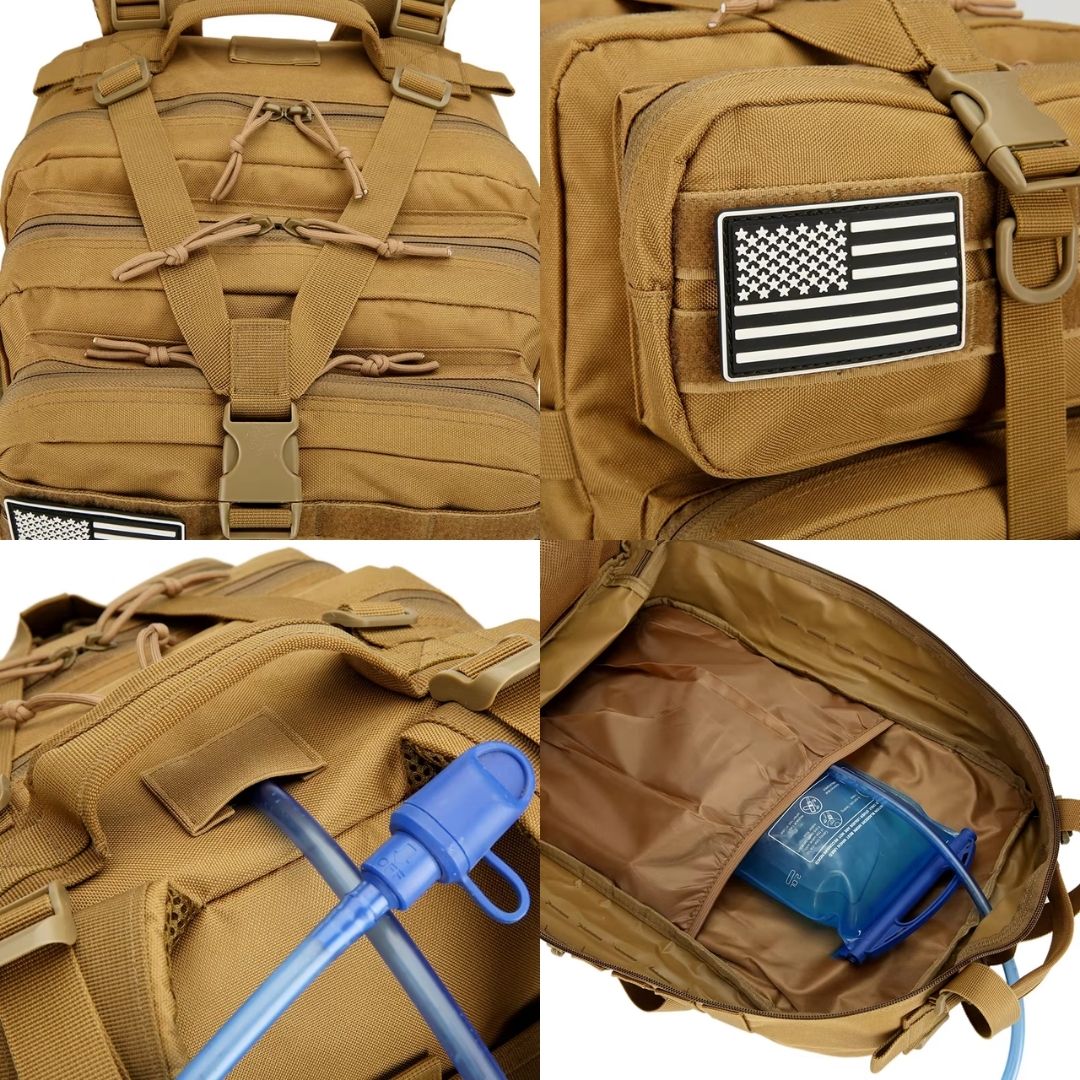 LoungeYard | Emergency Tactical Backpack – Waterproof, Essential for Survival — product view 4