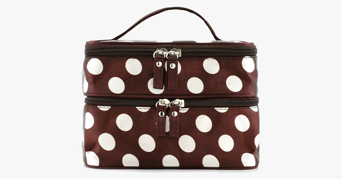 LoungeYard | Polka Dot Make Up Bag — product view 2