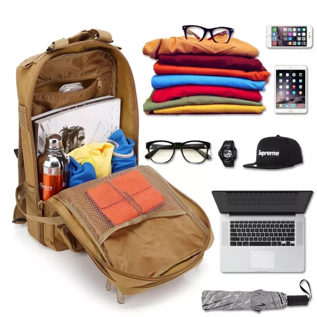 LoungeYard | Emergency Tactical Backpack – Waterproof, Essential for Survival — product view 5