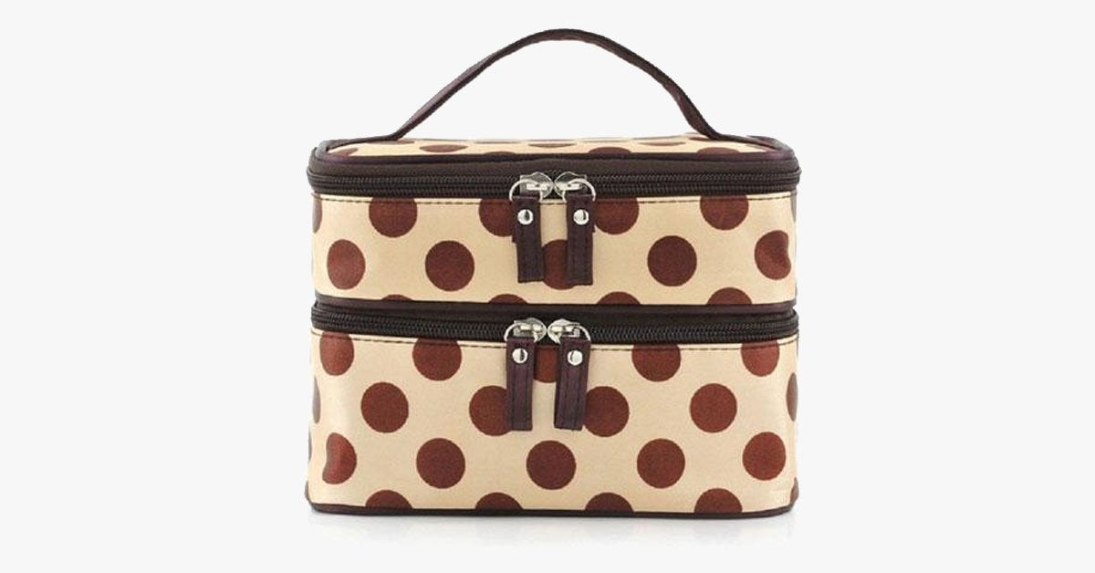 LoungeYard | Polka Dot Make Up Bag — product view 3