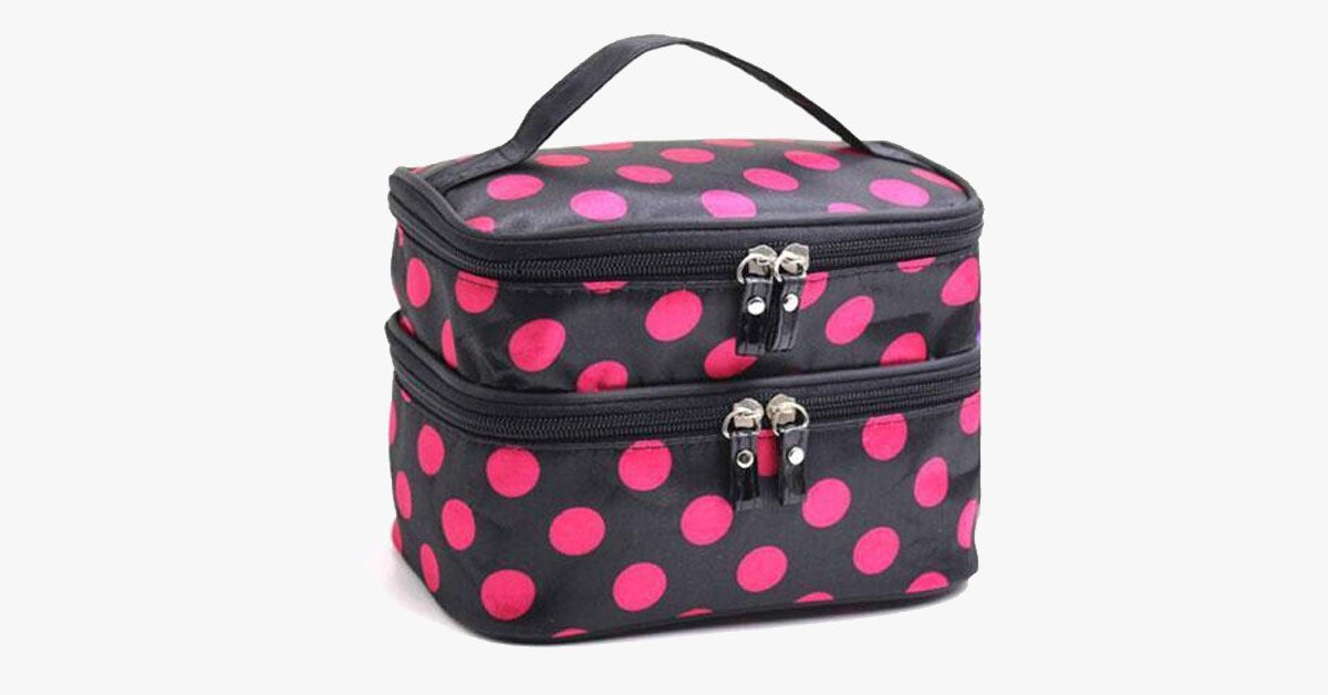 LoungeYard | Polka Dot Make Up Bag — product view 4