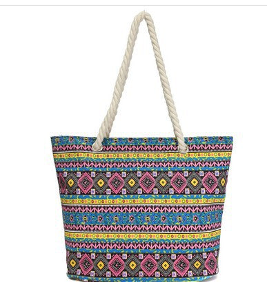Large Colorful Beach Bag LoungeYard — product view 4