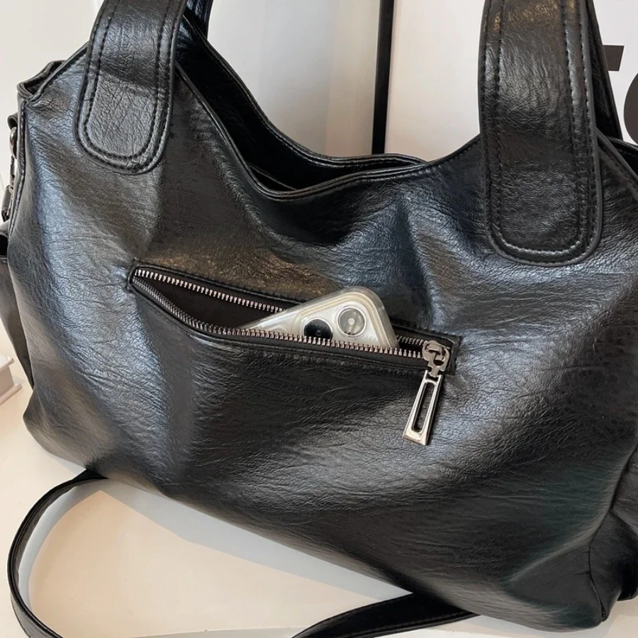 LoungeYard | Women’s Classic Multi-Compartment Shoulder Bag – Alma — product view 6