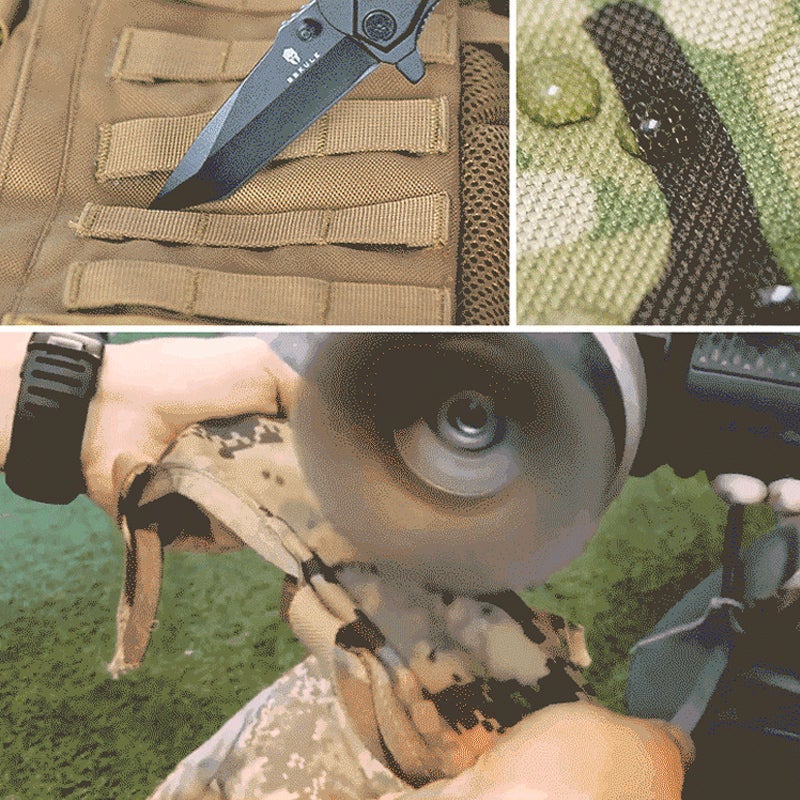 Sports bag for mountaineering cycling camouflage pattern | LoungeYard — product view 2