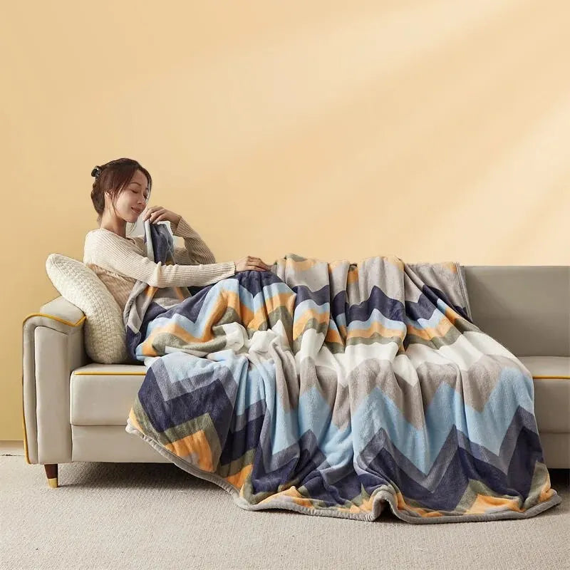 LoungeYard | Thick Flannel Blanket - FlannelWarm — product view 5