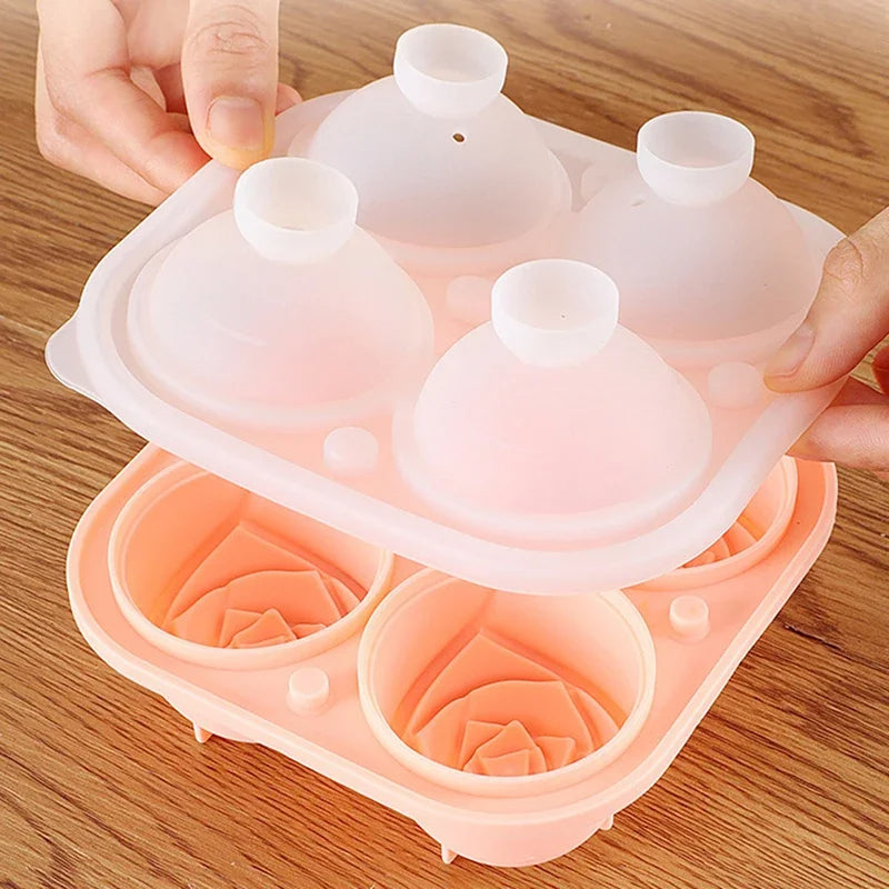 LoungeYard | 3D Rose Ice Cube Trays — product view 3