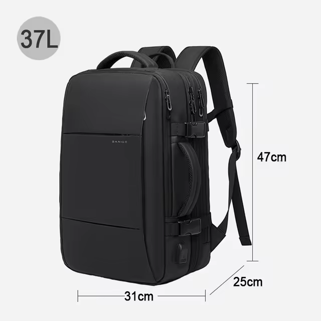 LoungeYard | Waterproof Expandable Travel Backpack – Large Capacity & Anti-Theft Protection — product view 7