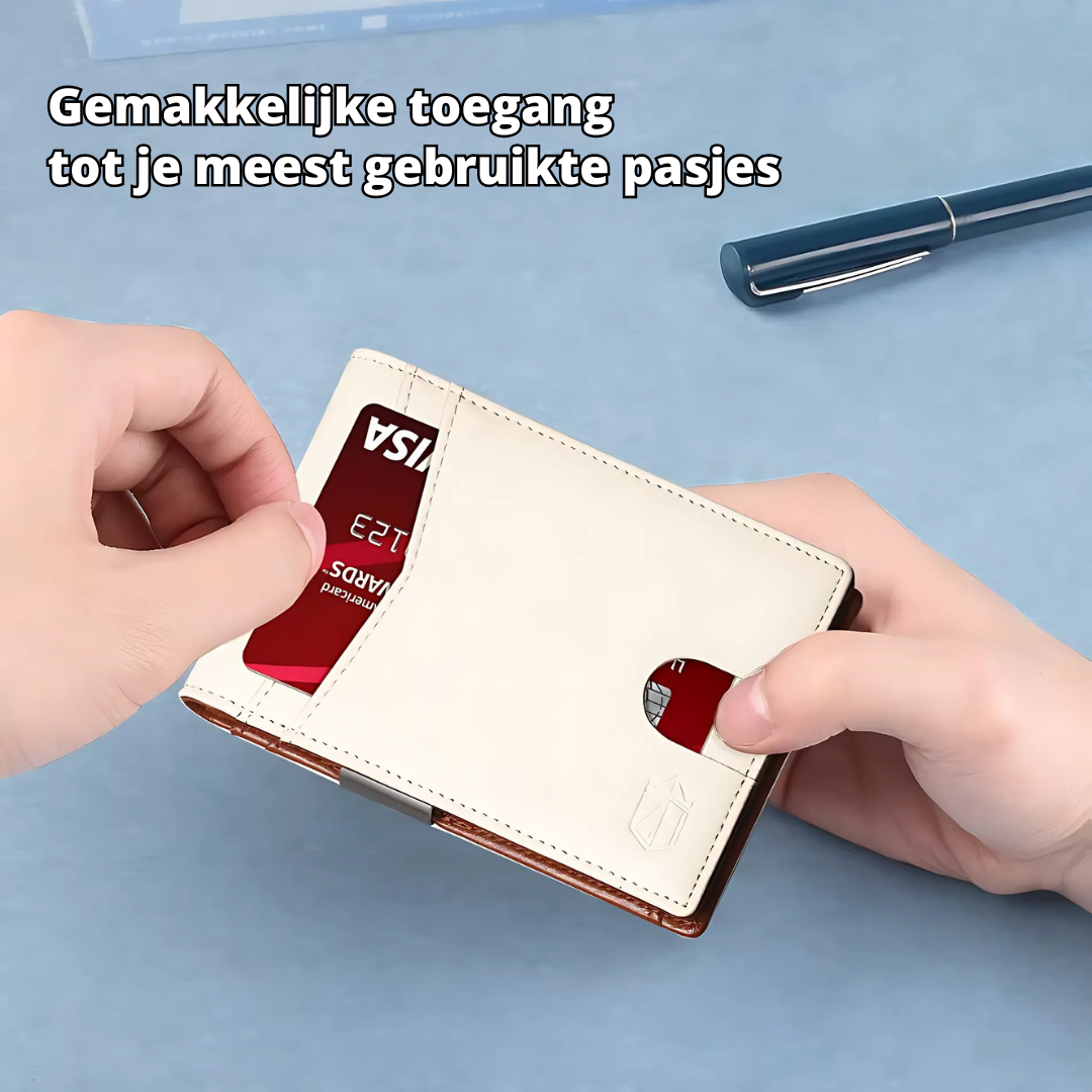 LoungeYard | SafeSlim RFID Leather Men's Wallet – Compact, Thin & Safe — product view 2