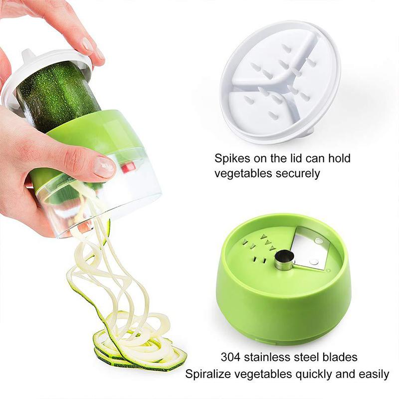 LoungeYard | Handheld Spiral Cutter Vegetable Slicer — product view 2