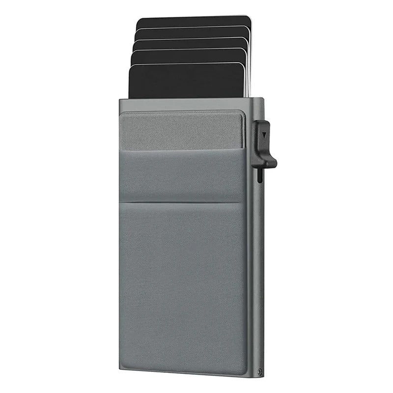 Minimalist RFID-blocking card holder wallet - Design with upto 8 cards capacity LoungeYard — product view 7