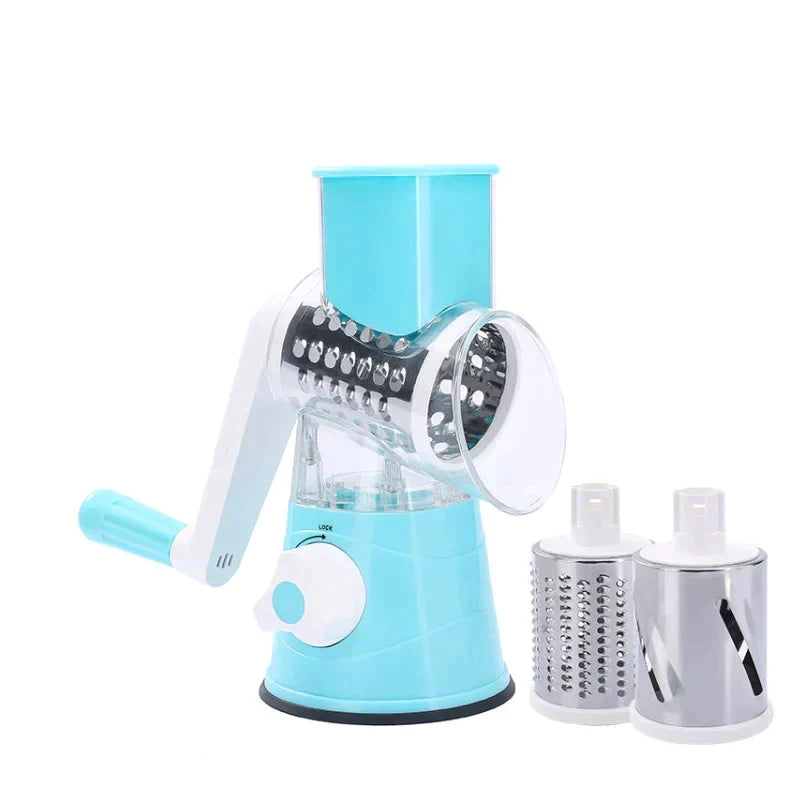 3 in 1 Rotary Cheese Grater Vegetable Slicer | LoungeYard — product view 1