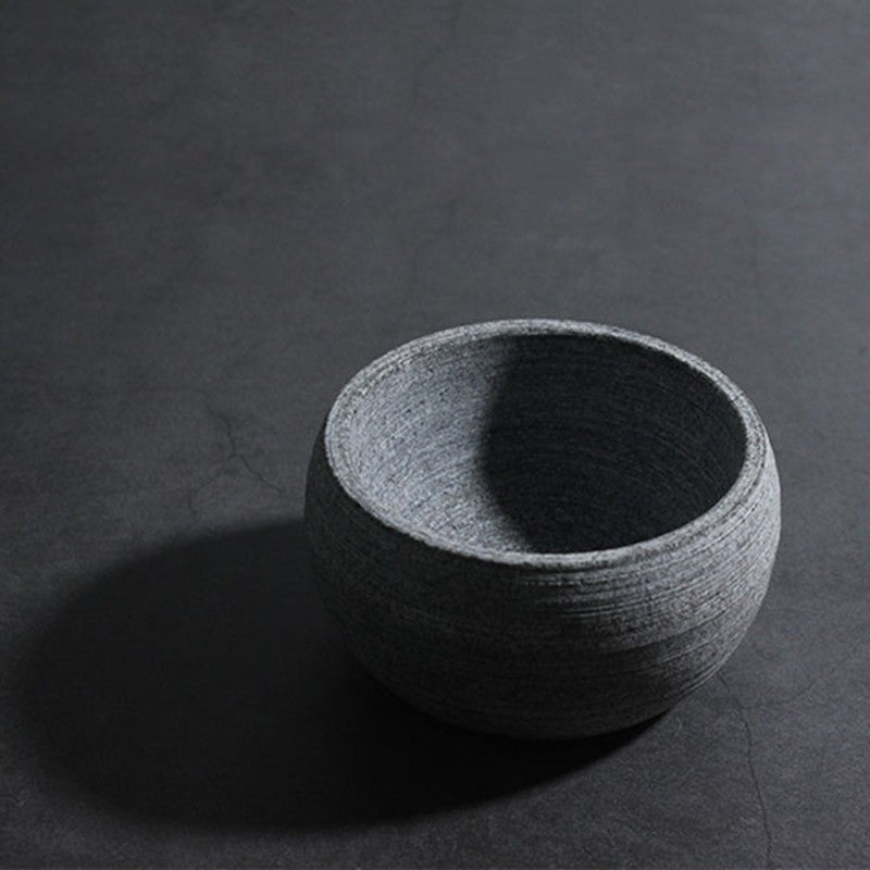 LoungeYard | Stoneware Shaving Bowl, for Shaving Soap & Cream — product view 2