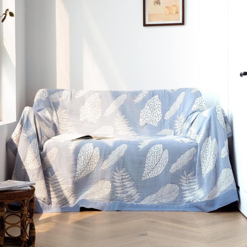 LoungeYard | Leafy Whisper Summer Blanket — product view 4