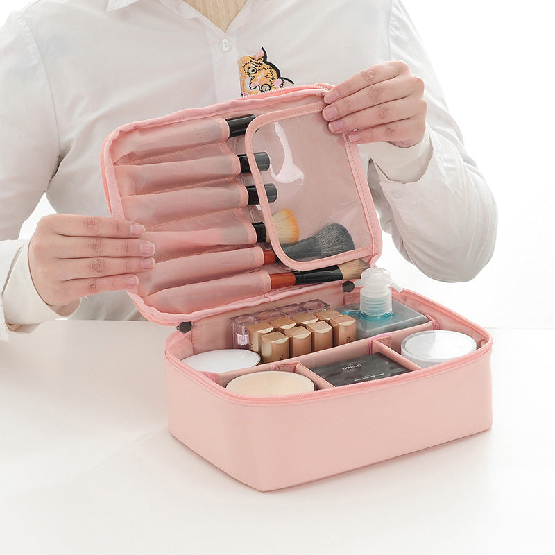 LoungeYard | Multifunctional Compartmentalized Square Bag Travel Storage Bag — product view 5