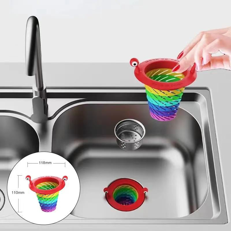 LoungeYard | Little Monster Colorful Foldable Sink Strainer Basket — product view 2