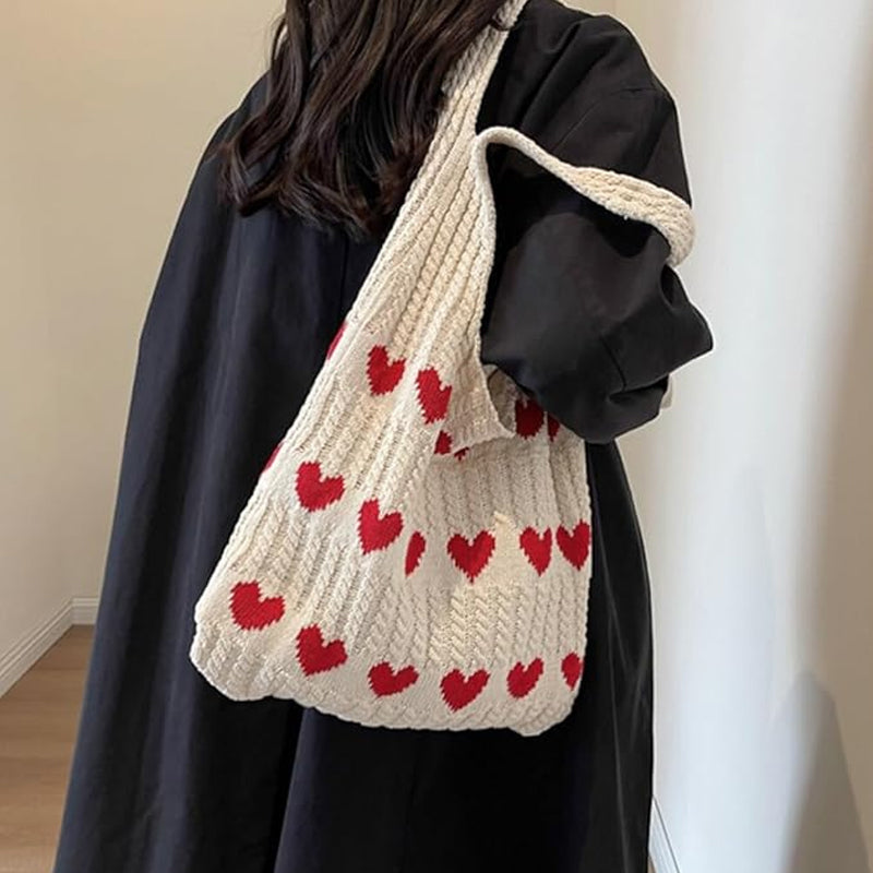 LoungeYard | Knit Love Tote Bag — product view 3
