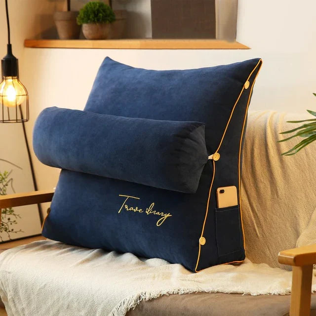 LoungeYard | Wedge-shaped back support cushion — product view 3