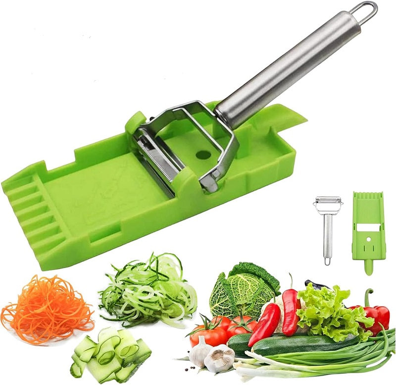 2-in-1 Vegetable Shredder & Slicer, Multi Double Knife Peeler | LoungeYard — product view 1