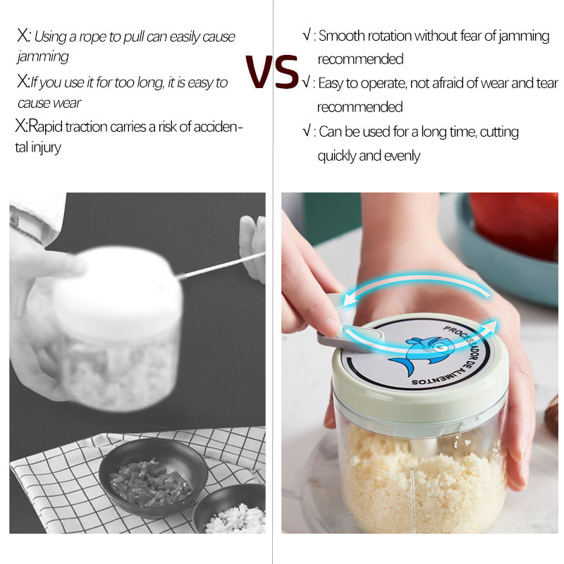 LoungeYard | Portable Manual Fast Garlic Vegetable Chopper — product view 6