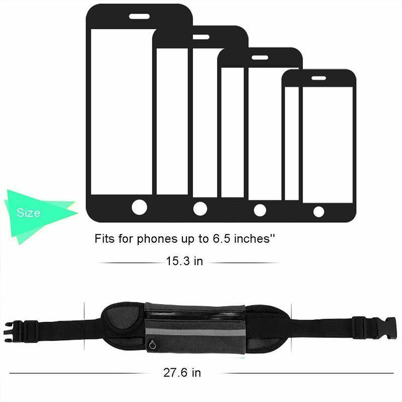 LoungeYard | Running Sports Jogging Portable Outdoor Phone Holder Waterproof Belt Pouch — product view 2