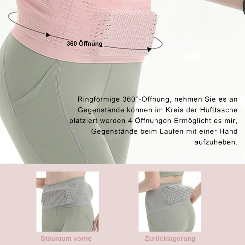 LoungeYard | Multifunctional, breathable, concealed hip bag made of knit — product view 6