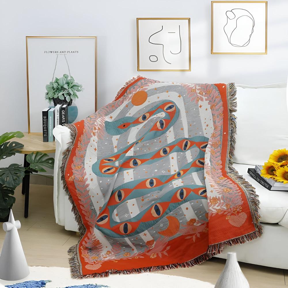 LoungeYard | Serpent's Path Blanket — product view 2