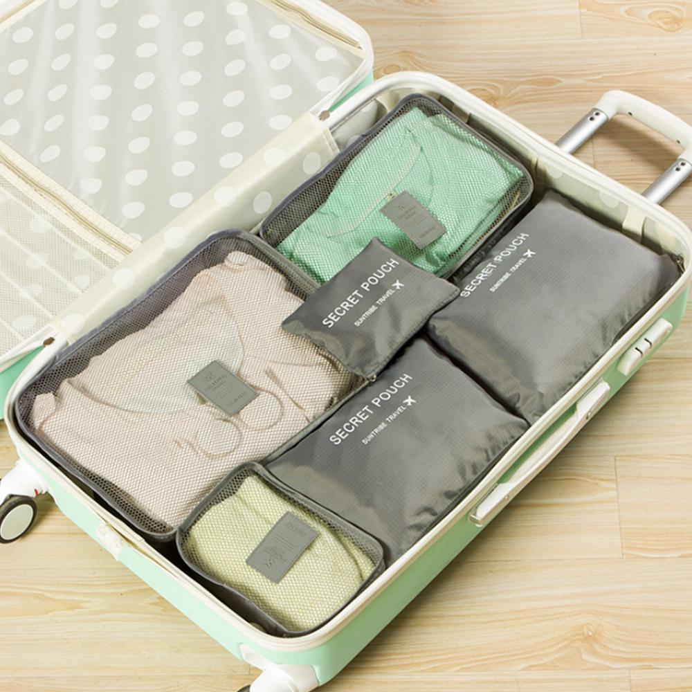 LoungeYard | Travel Clothing Storage Bag (1 Set, 6 Pieces) — product view 1