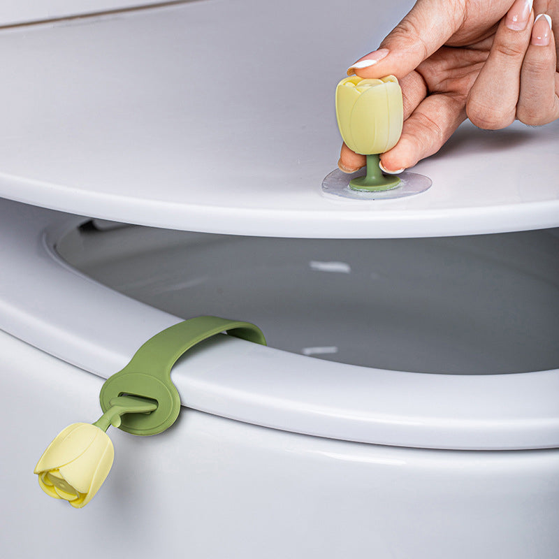 Soft Silicone Toilet Seat Lifter | LoungeYard — product view 4