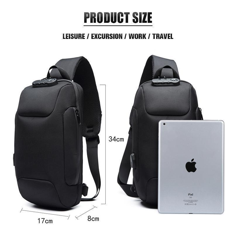 LoungeYard | Theft Protection Backpack with 3-Digit Lock — product view 7