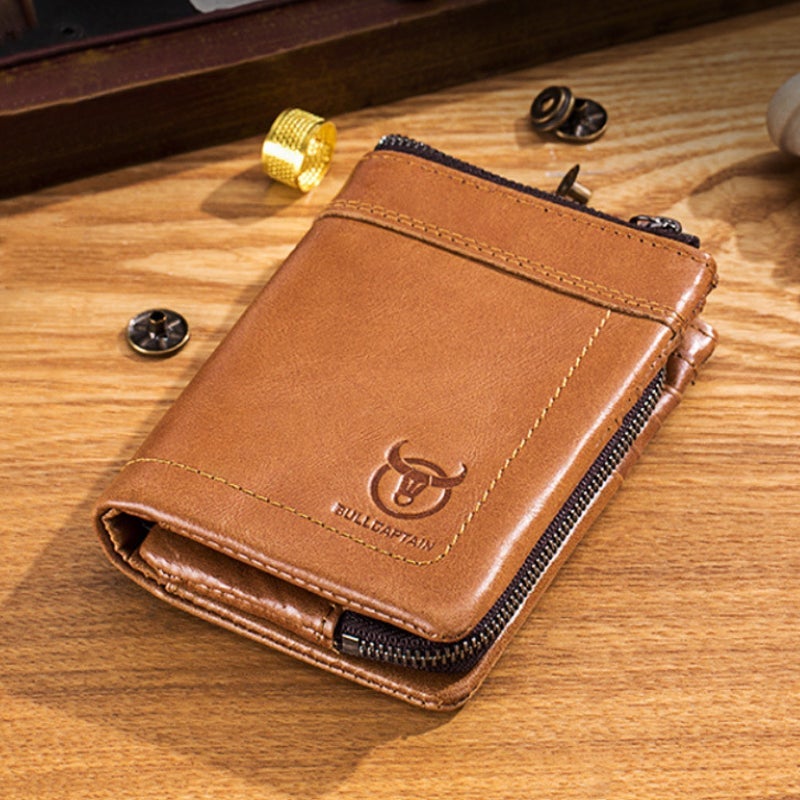 Wallet with multiple compartments Anti-RFID with coin pocket | LoungeYard — product view 7