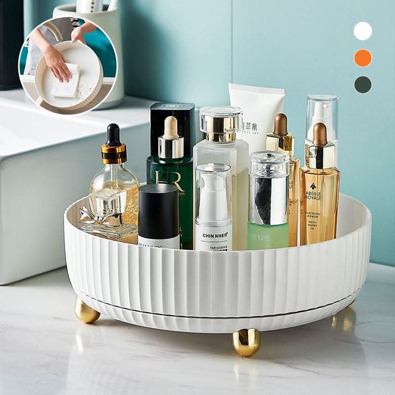 LoungeYard | 360° ROTATION ORGANIZER – Rotatable storage assistant for kitchen, bathroom & office with space-saving design — product view 2