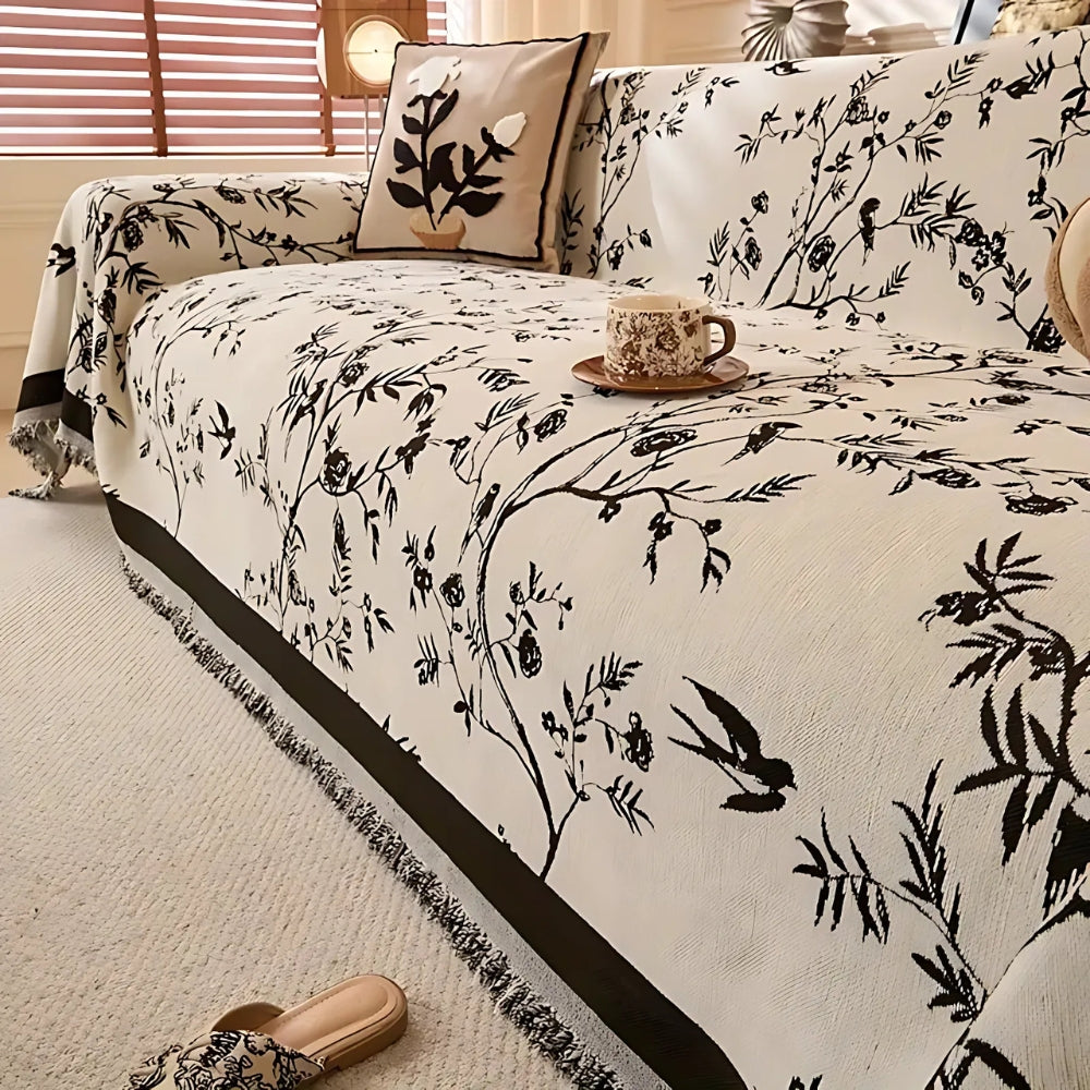 LoungeYard | Ormel Elegant Chenille Sofa Cover — product view 6