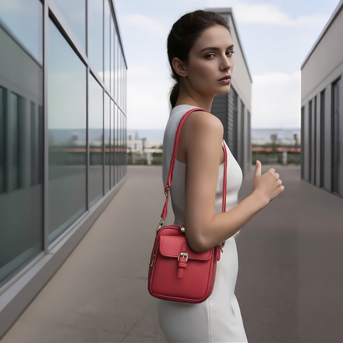 LoungeYard | Single shoulder messenger bag — product view 2