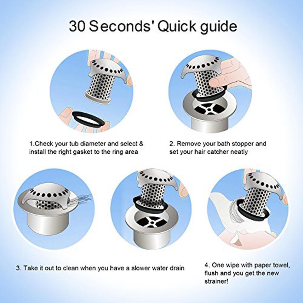 LoungeYard | Drain Hair Catcher Protector Strainer — product view 4