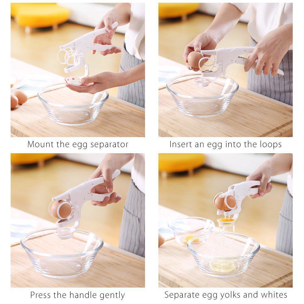 LoungeYard | New Easy Egg Cracker Handheld York White Separator — product view 7