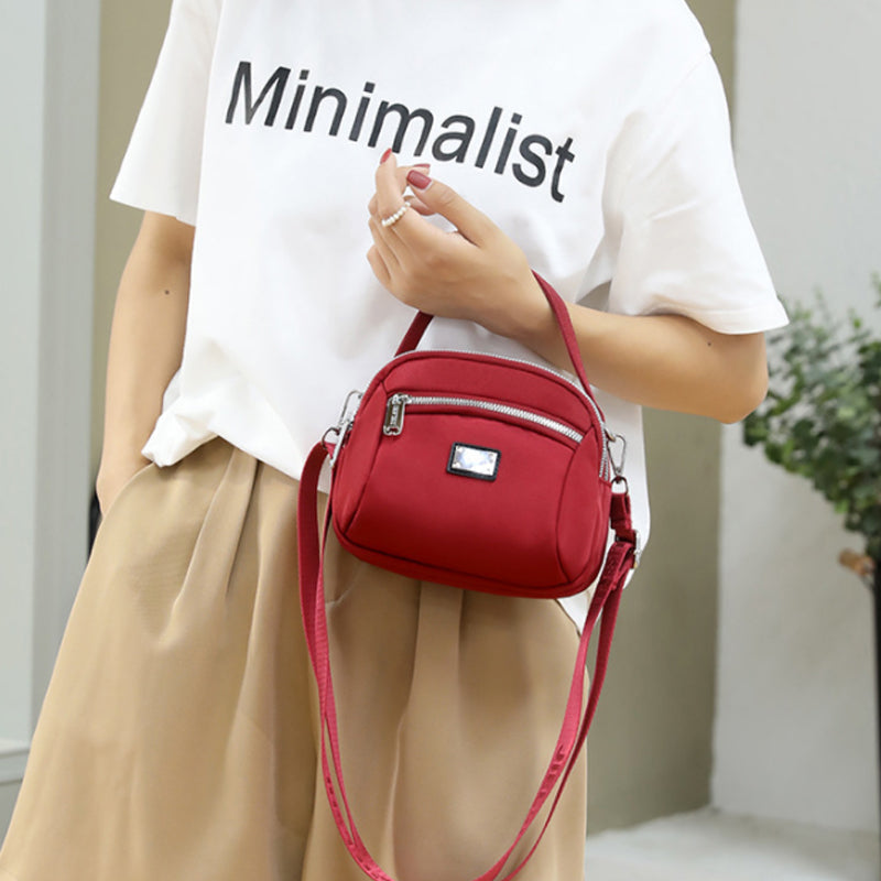 LoungeYard | Light solid nylon shoulder bag — product view 2