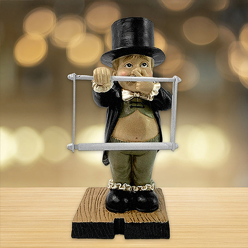 Gentleman Paper Towel Holder Decoration | LoungeYard — product view 2